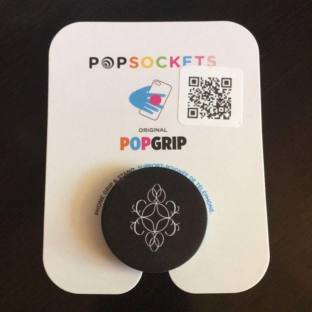 PopSocket Phone Grip with Black and White Design